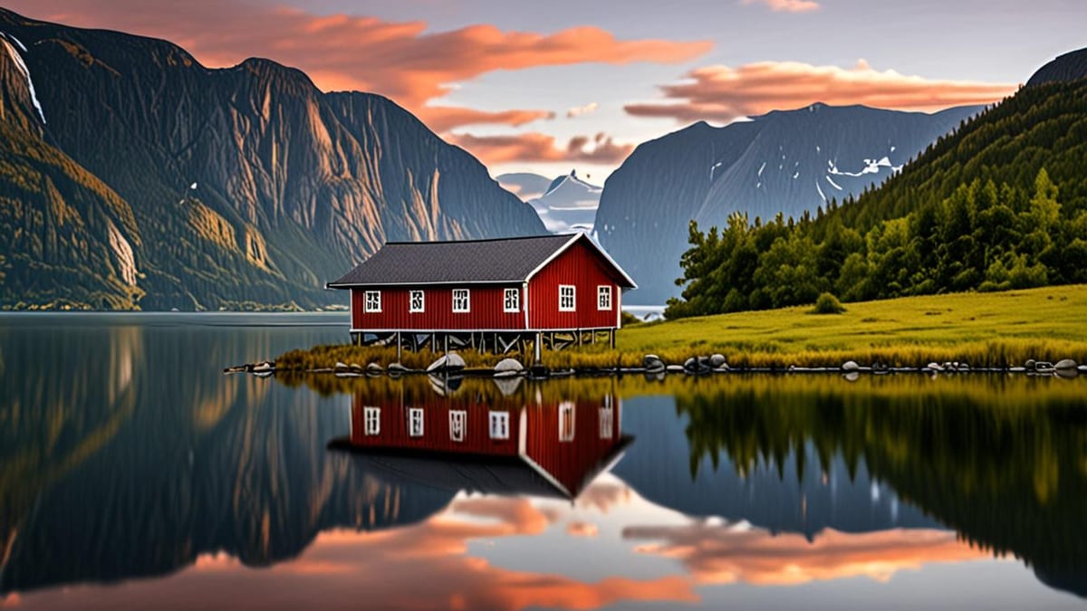 lodge for a family holiday in Norway