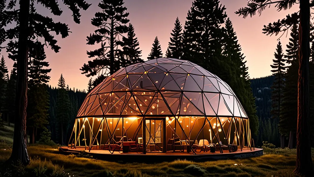 glamping in yurts, domes and safari tents