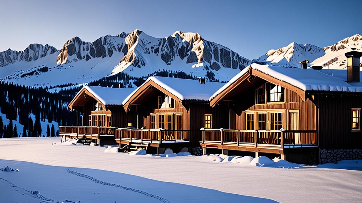 book a lodge in the Alps